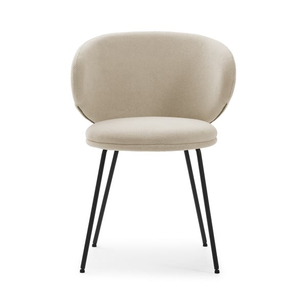 Smėlio spalvos iš audinio valgomojo kėdžių komplektas 2 vnt. Rush – Marckeric-image-2