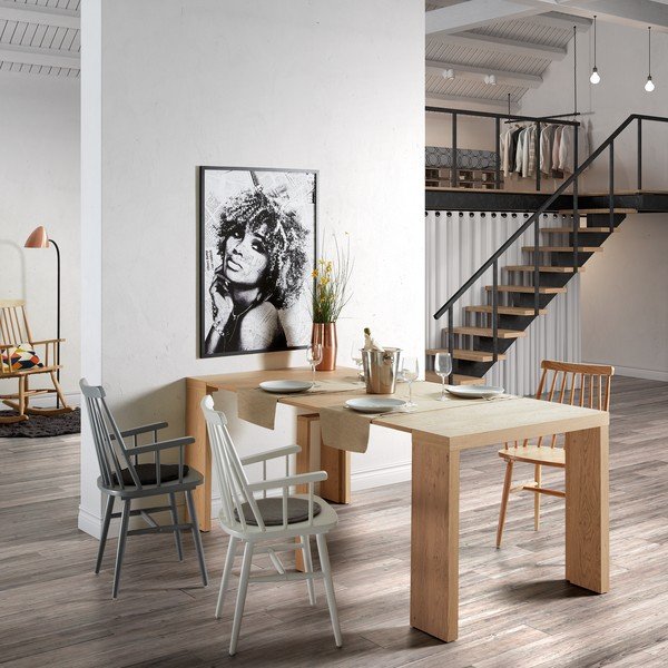 Natūralaus kaučiukmedžio valgomojo kėdė Kave Home Kristie-image-1