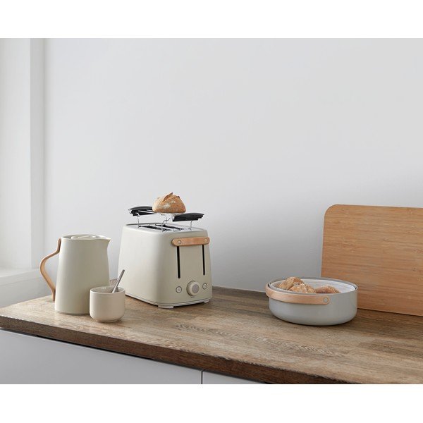 Smėlio spalvos iš nerūdijančio plieno skrudintuvas Emma – Stelton-image-2