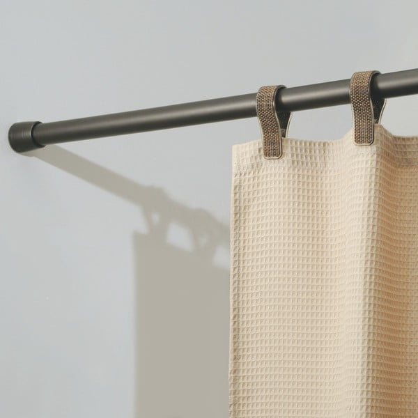 Tyč na sprchový závěs v bronzové barvě s nastavitelnou délkou InterDesign Rod, délka 198 - 275 cm-image-2