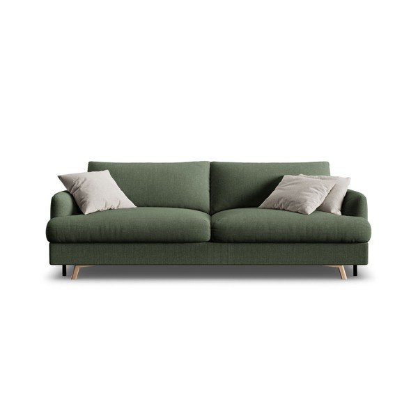 Žalios spalvos sulankstoma/su sandėliavimo vieta sofa 233 cm Naomi – Micadoni -image-1