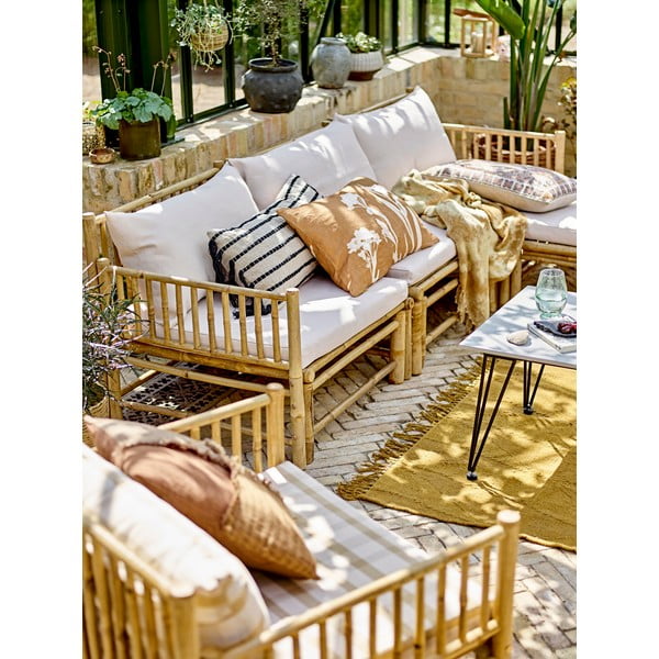 Bambukinis sodo krėslas natūralios spalvos Korfu – Bloomingville-image-1