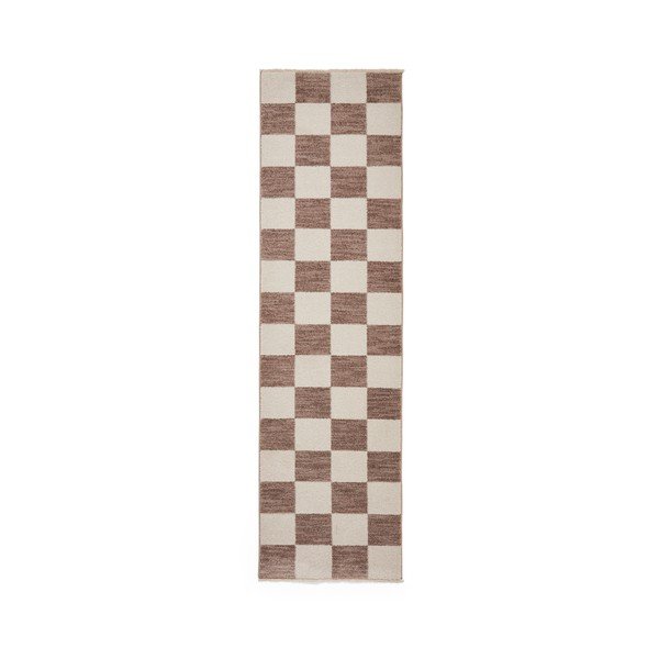 Pilkos spalvos kilimas 60x230 cm Baltimore – Think Rugs