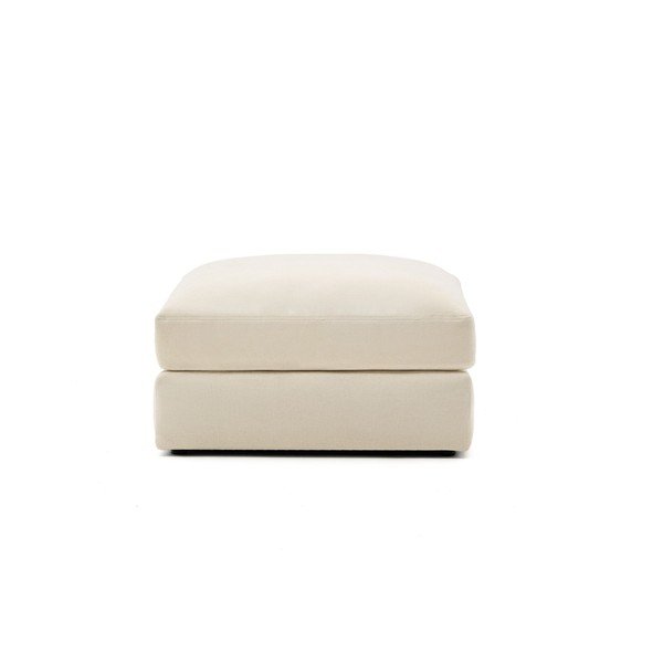 Smėlio spalvos taburetė iš šenilinio audinio Alea – Kave Home