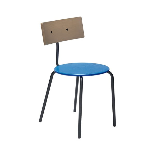 Valgomojo kėdės mėlynos spalvos/natūralios spalvos 4 vnt. Koi – Hübsch