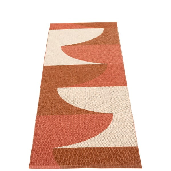 Raudonos plytų spalvos lauko kilimas 70x180 cm Hill Brick Rust – Pappelina-image-2