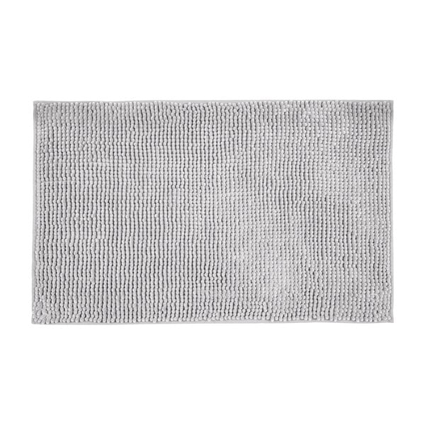 Šviesiai pilkas tekstilinis vonios kambario kilimėlis 50x80 cm Chenille - Allstar