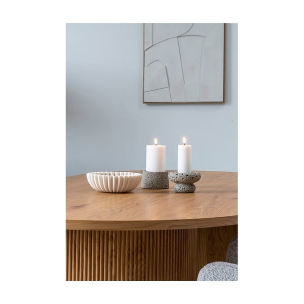 Iš cemento žvakidės arbatinėms žvakutėms 2 vnt. – House Nordic-image-1