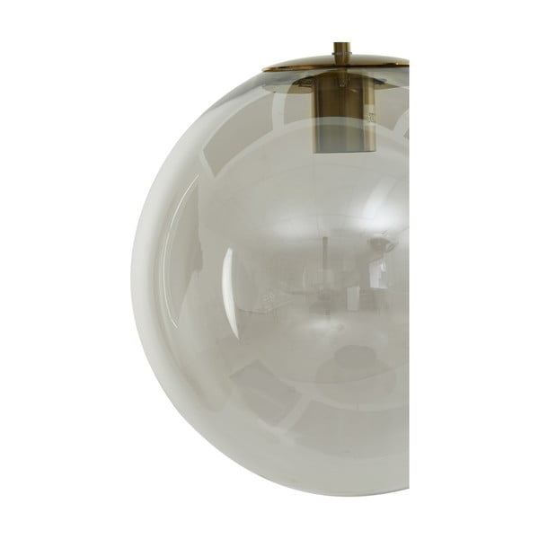 Kabantis šviestuvas bronzinės spalvos ø 48 cm su stiklo gaubtu Medina – Light & Living-image-3