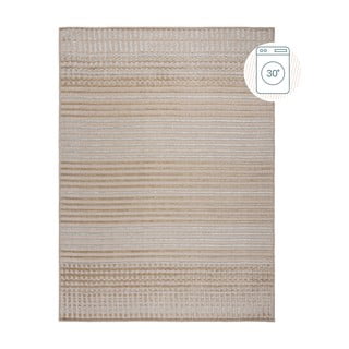 Skalbiamas iš šenilino kilimas smėlio spalvos 80x160 cm Elton – Flair Rugs