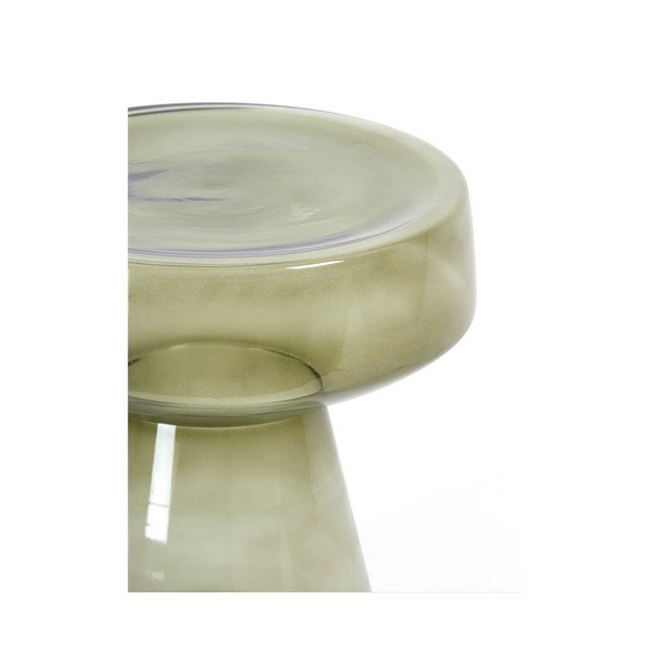 Iš stiklo apvalios formos šoninis stalas ø 37 cm Dakwa – Light & Living-image-2
