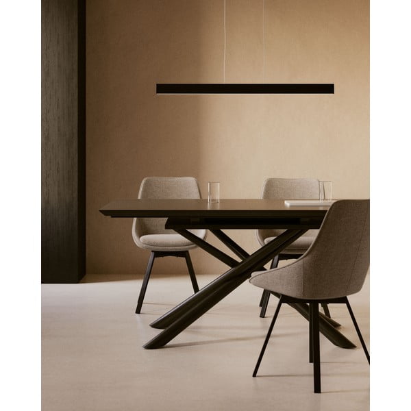 Pilkos spalvos valgomojo kėdė Jenna – Kave Home-image-1