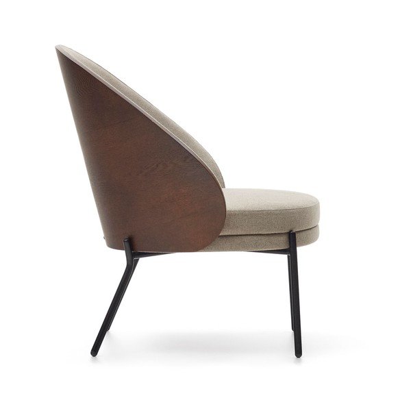 Krėslas šviesiai rudos spalvos Eamy – Kave Home-image-3