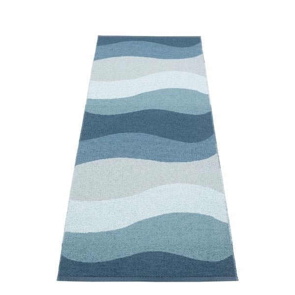 Mėlynos spalvos lauko kilimas 70x200 cm Urvi Water – Pappelina