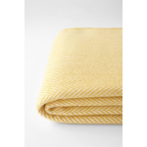 Medaus geltonumo pledas su medvilne Euromant Skyline, 140 x 160 cm-image-3