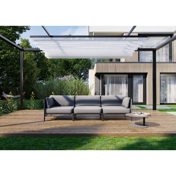 Sodo modulinė sofa šviesiai pilkos spalvos 234 cm Dandy – Sit Sit-image-4