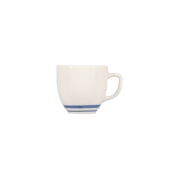 Baltos spalvos/mėlynos spalvos iš porceliano puodelis kapučino 200 ml Azul – BonBistro-image-2