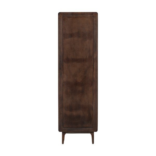 Tamsios natūralios spalvos iš mango masyvo spintelė 60x200x35 cm Liya – WOOOD-image-3