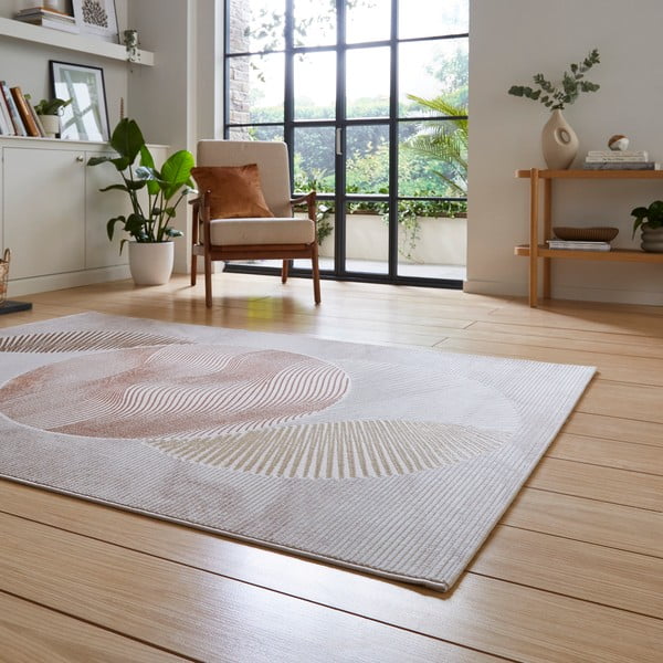 Kilimas rožinės spalvos/kreminės spalvos 120x170 cm Creation – Think Rugs-image-2