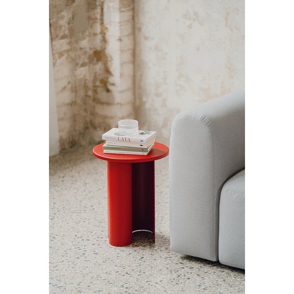 Iš metalo apvalios formos šoninis stalas ø 35 cm Sato – noo.ma-image-2