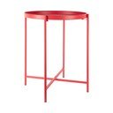 Iš metalo apvalios formos šoninis stalas ø 40 cm Meseta  – Leitmotiv