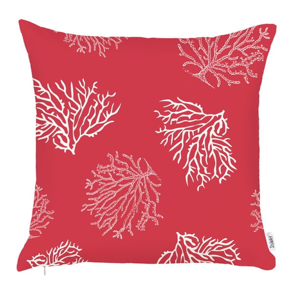 Raudonas pagalvės užvalkalas Mike & Co. NEW YORK Hot Coral, 43 x 43 cm