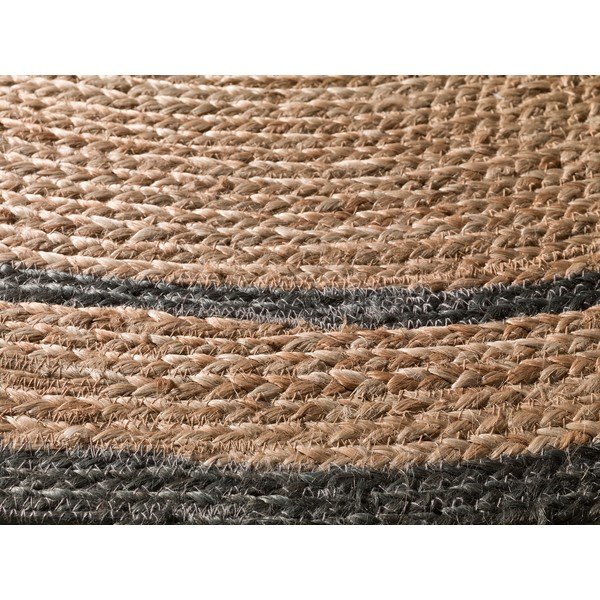 Apvalios formos kilimas pilkos spalvos/natūralios spalvos ø 120 cm Mahon – Universal-image-2
