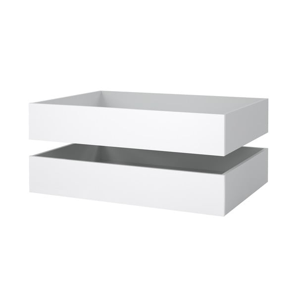 Lovos daiktadėžės baltos spalvos 2 vnt. 90x190/140x190 cm Naia – Tvilum-image-4