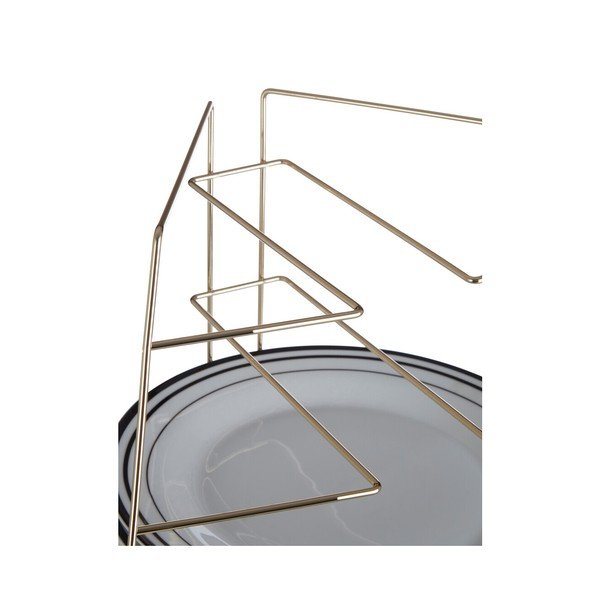 Auksinės spalvos iš metalo papildoma virtuvės lentyna 37x25 cm Rowan – Premier Housewares-image-4