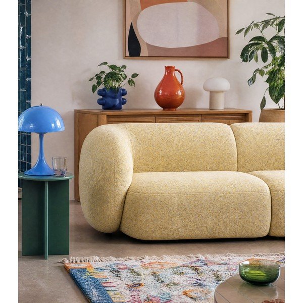 Geltonos spalvos sofa 243 cm Kate – Micadoni -image-3