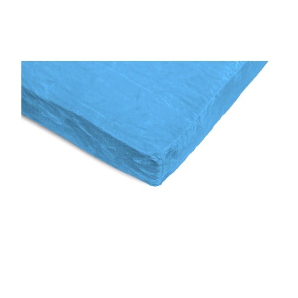 Turkio mėlynos spalvos mikropluošto paklodė My House, 90 x 200 cm