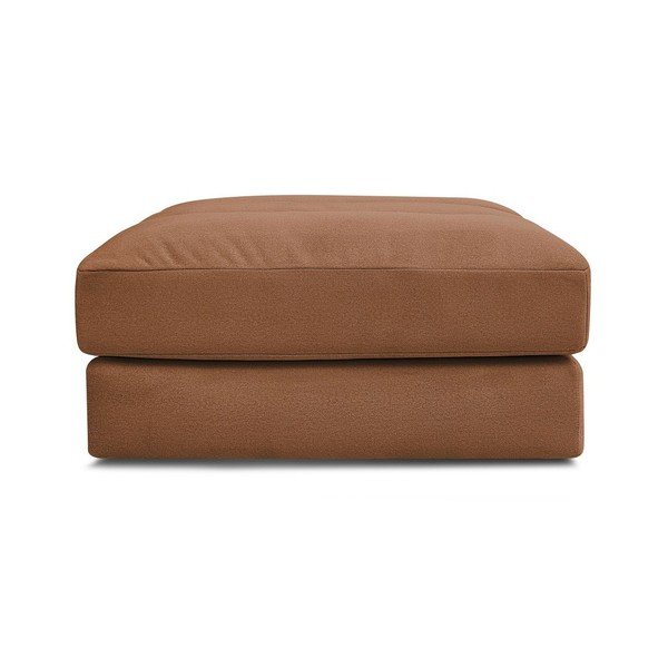 Oranžinės spalvos taburetė iš velveto Sierra – Bobochic Paris