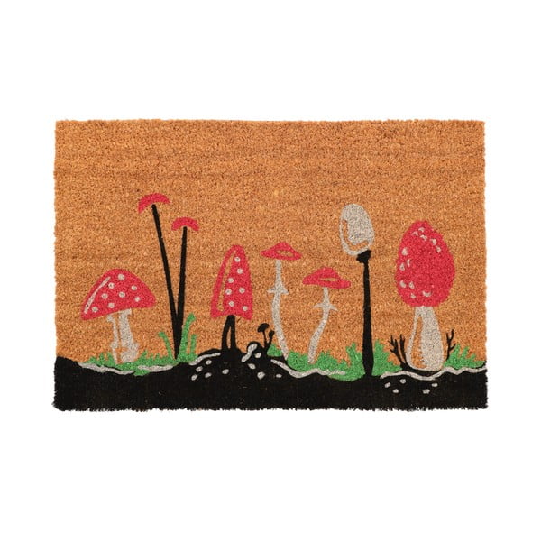 Iš kokoso pluošto grindų kilimėlis 40x60 cm Mushrooms – Esschert Design