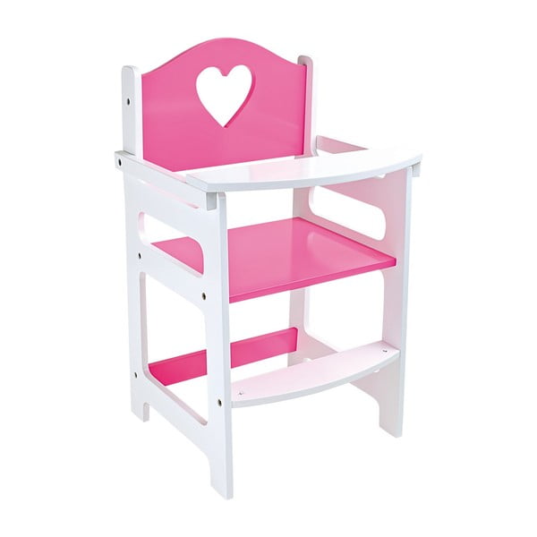 Rožinė kūdikio kėdutė lėlėms Legler