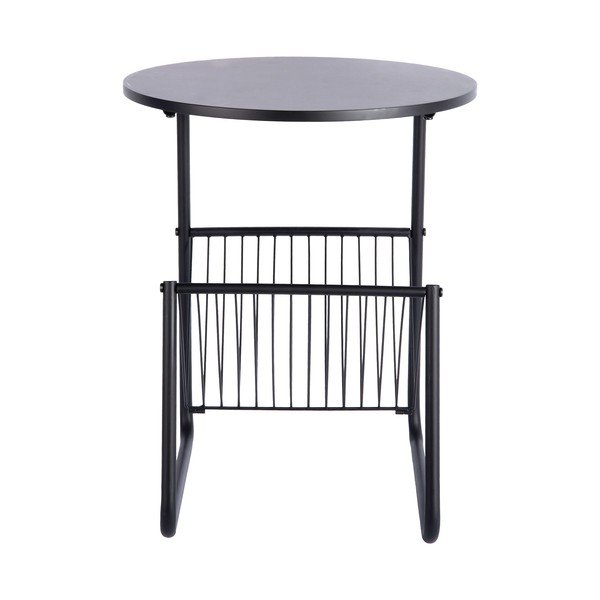 Iš metalo apvalios formos šoninis stalas ø 40 cm Riqueza Revista – Leitmotiv-image-4