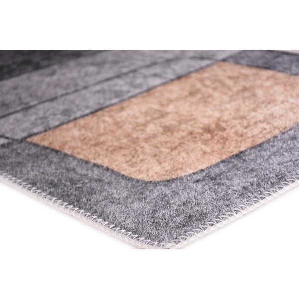 Skalbiamas kilimas pilkos spalvos 50x80 cm – Vitaus-image-2