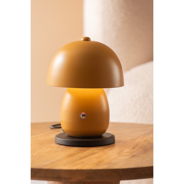 Ochros spalvos stalinis šviestuvas LED (aukštis 18 cm) su metaliniu gaubtu Mono LED – Leitmotiv-image-1