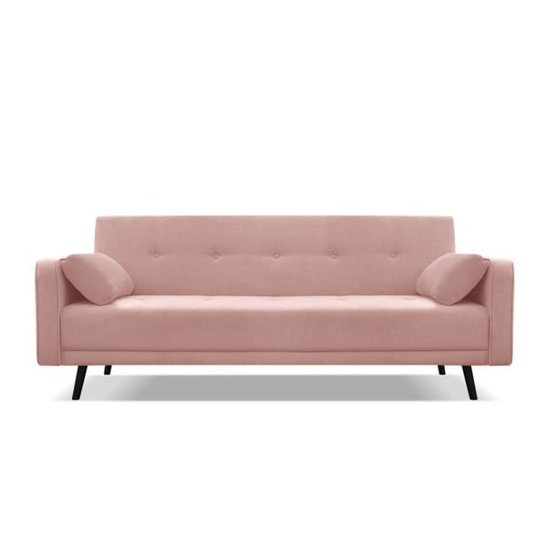 Rožinė sofa-lova "Cosmopolitan Design Bristol", 212 cm