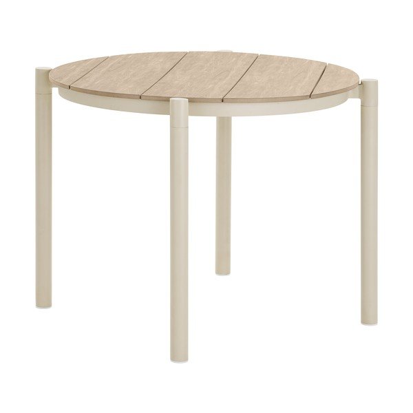 Iš metalo apvalios formos sodo valgomojo stalas ø 90 cm Abela – House Nordic