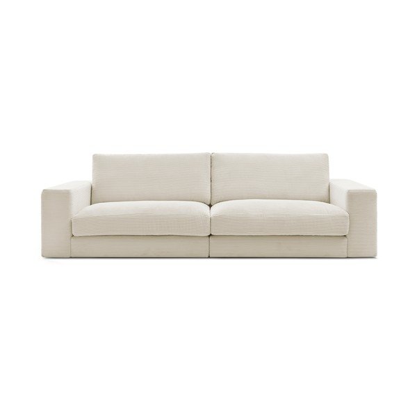 Smėlio spalvos iš kordinio velveto sofa 274 cm Leonard – Bobochic Paris