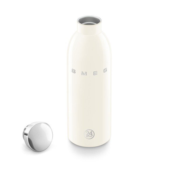 Kreminės spalvos iš nerūdijančio plieno termosas 500 ml 24BOTTLES – SMEG-image-2