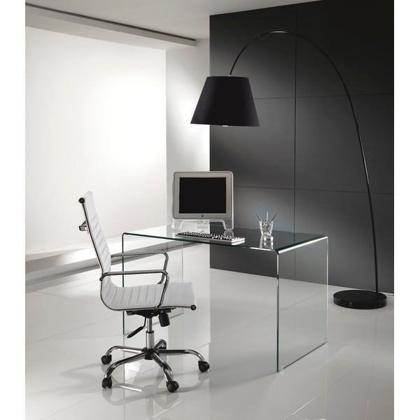 Iš stiklo rašomasis stalas 70x126 cm Bend – Tomasucci-image-1