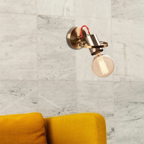 Auksinės spalvos sieninė lempa Vaveyla – Opviq lights-image-1