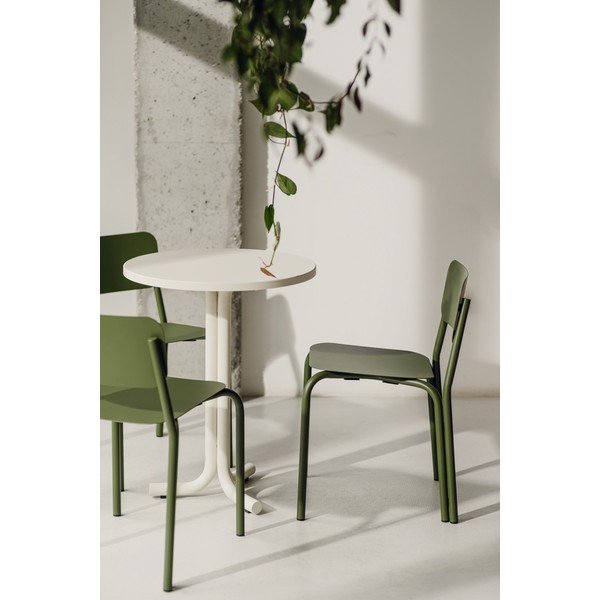 Iš metalo apvalios formos sodo valgomojo stalas ø 59 cm Nokk – noo.ma-image-2