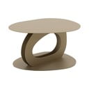 Smėlio spalvos iš metalo kavos staliukas 55x66 cm Tonda – Spinder Design