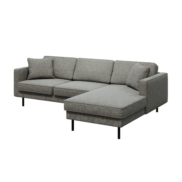 Kampinė sofa pilkos spalvos (su dešiniuoju kampu) Kobo – MESONICA-image-2