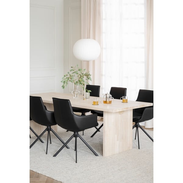 Ąžuolinis valgomojo stalas 240x95 cm Emmett - Rowico-image-2