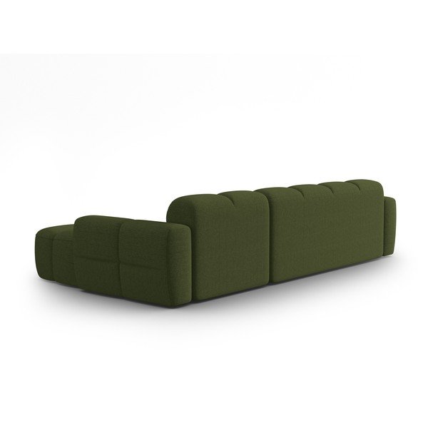 Kampinė sofa žalios spalvos Lisa – Micadoni Home-image-4
