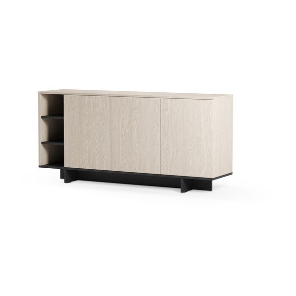 Juodos spalvos spintelė 170x80x40 cm Cequoia – Marckeric-image-4
