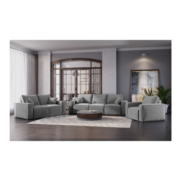 "Cosmopolitan Design Miami" pilka sofa, 180 cm-image-4